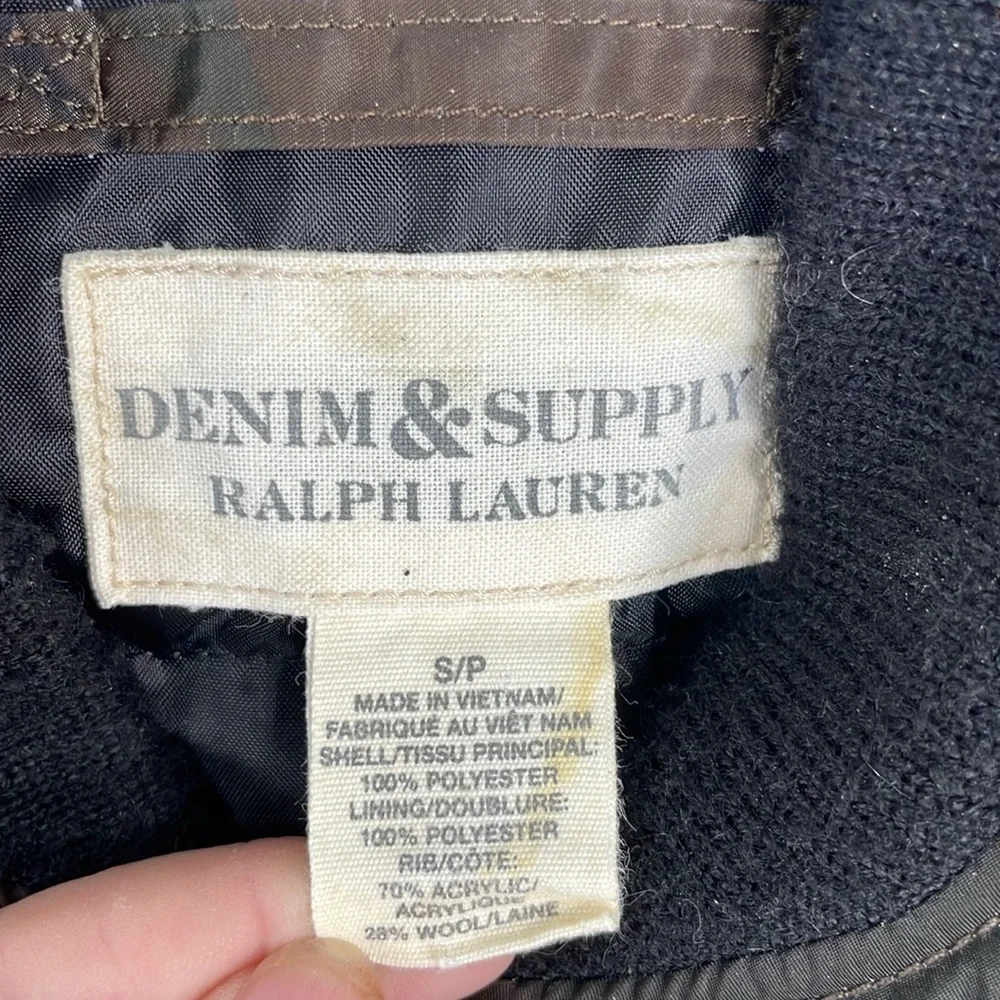 Denim & Supply Ralph Lauren Camouflage Military Bomber Jacket Sz‎ S